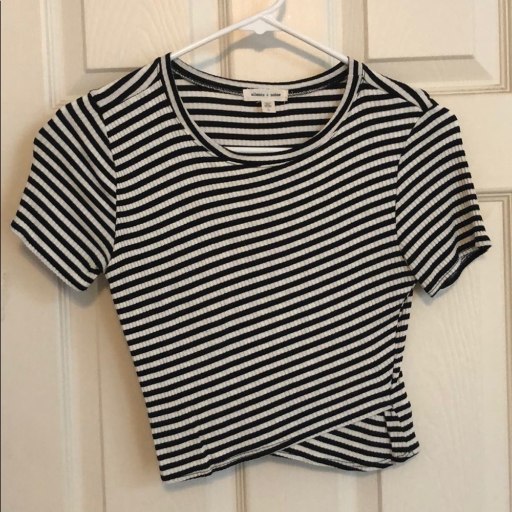 Urban outfitters criss cross crop top